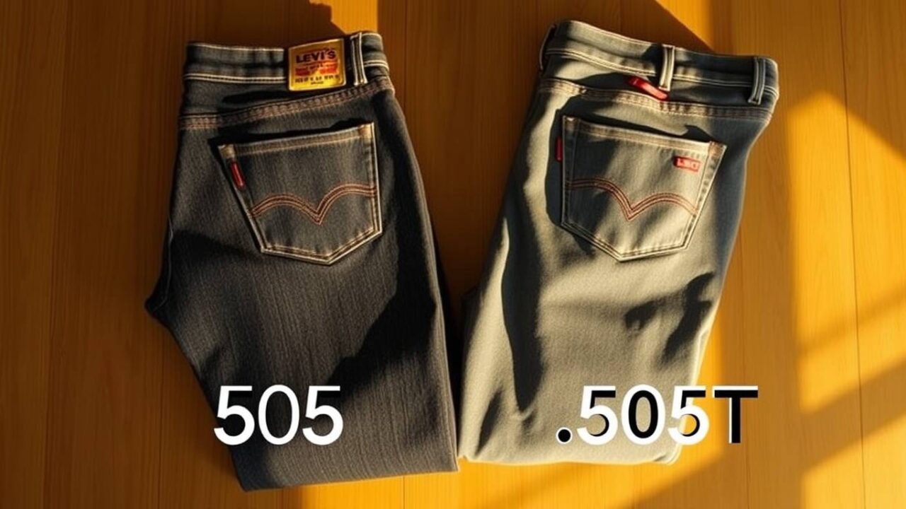 リーバイス505と505Tの違いって何？履き心地激変⁉️ あなたに合うのはどっち？