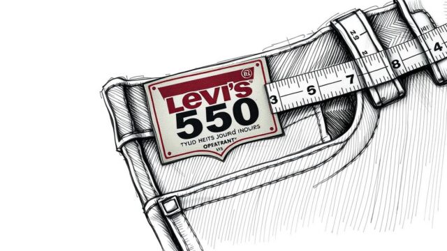 リーバイス 550サイズ表の見方がわからん！😵 ジャストサイズの選び方教えます