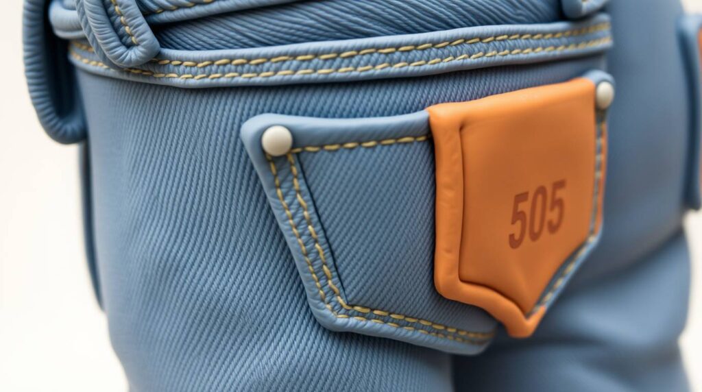 【505】リーバイス505 オレンジタブの特徴はジッパーフライにあり